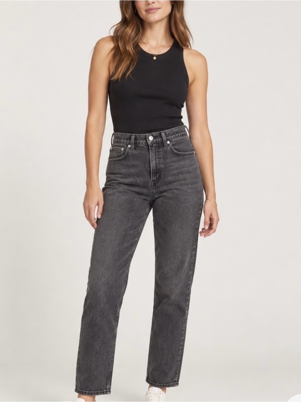 Madewell 90s Straight Jeans Washed Black Size 29